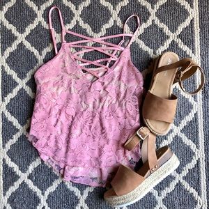 ✨Express Lace Tank Top